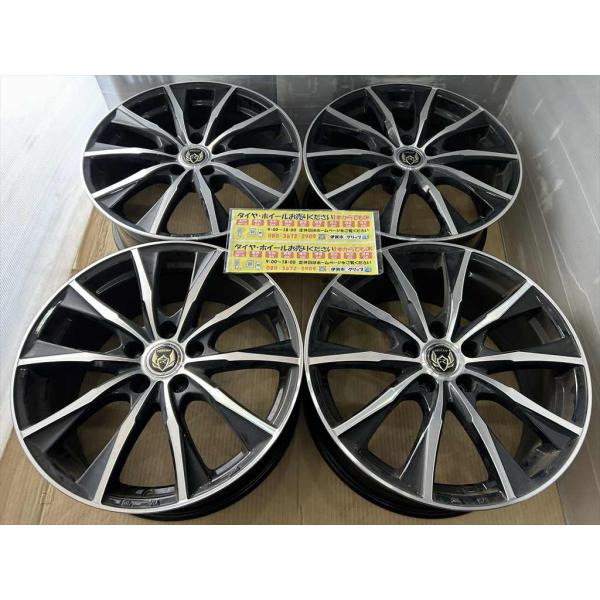 weds　RIZLEY アルミホイール　18　7.5j　+38　ブラックポリッシュ　5穴　114.3