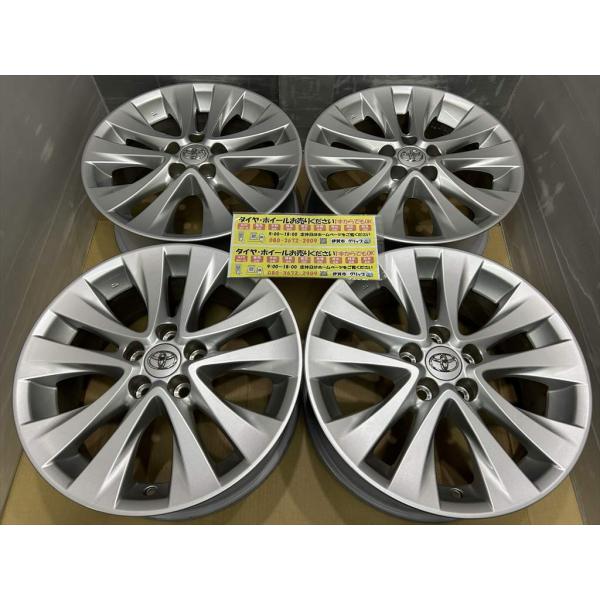 TOYOTA　20　ALPHARD　純正アルミホイール 18   7.5j   +45　シルバー　5...