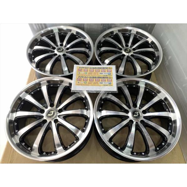 BADX LOXARNY　BYRON 　アルミホイール　19　8j　+45　ブラックポリッシュ　5穴...