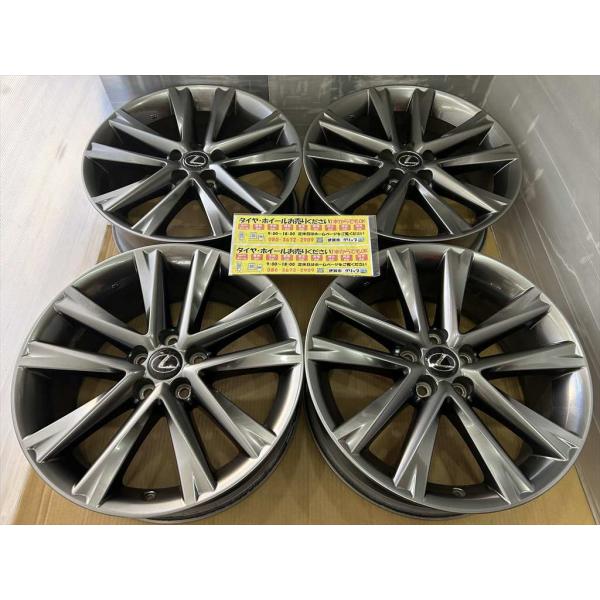 LEXUS　RX　純正アルミホイール　19　7.5j　+35　ハイグロス　5穴　114.3　