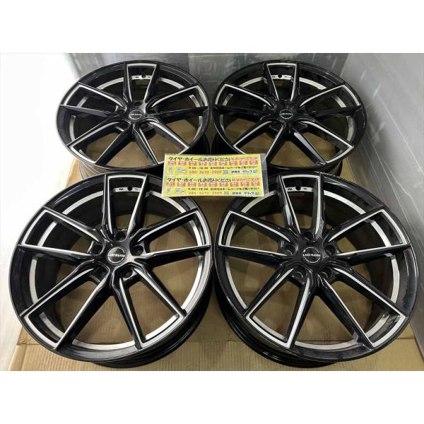 LXRY HANES　アルミホイール　19　8j　+35　ブラック　マシニング 系　5穴　114.3