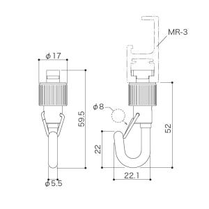 MRD-6(MRレール用アタッチメント・片ルー...の詳細画像1