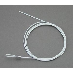 φ1.2 ホワイト 片ループワイヤー 1.5m