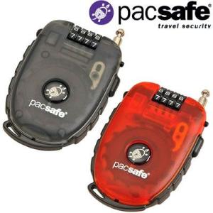 PacSafe パックセーフ 250-4ダイアルリトラクタブル ケーブルロック ワイヤー 12970051（PE241） 3点迄メール便OK(ei0a032)｜griptone