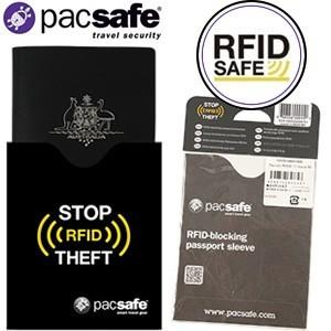 PacSafe RFIDセーフ スリーブ50 黒 12970136 15点迄