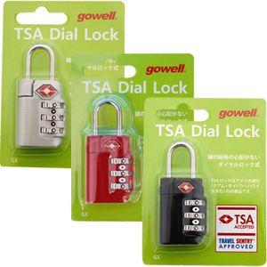 南京錠 ダイヤル式 TSAロック TSA ダイヤルロック GX 3桁　3ケタ 旅行 トラベル ロッカ...