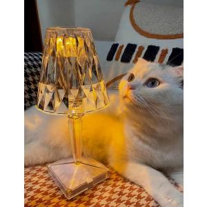 テーブルライト テーブルランプ LED クリス...の詳細画像5