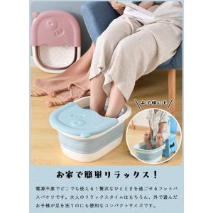 足湯 折りたたみ バケツ フットバス コンパク...の詳細画像1