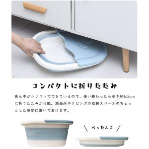 足湯 折りたたみ バケツ フットバス コンパク...の詳細画像3
