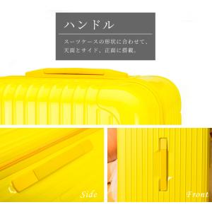 スーツケース 深型 64cm 大 Lサイズ フ...の詳細画像4