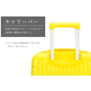スーツケース 深型 64cm 大 Lサイズ フ...の詳細画像5