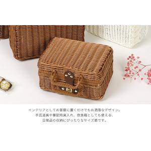 ピクニックバスケット かごバッグ Sサイズ 小...の詳細画像3