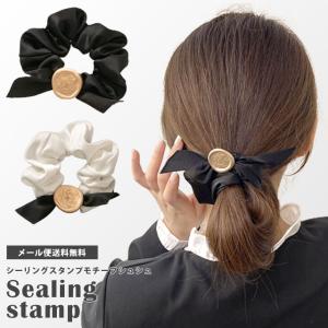 シュシュ ヘアゴム ヘアアクセサリー レディース 髪飾り 高見え リボン