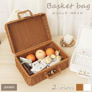 ピクニックバスケット かごバッグ Sサイズ 丸型 ラウンド インテリア