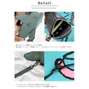 ショルダーバッグ ミニ サメ メンズ レディー...の詳細画像4