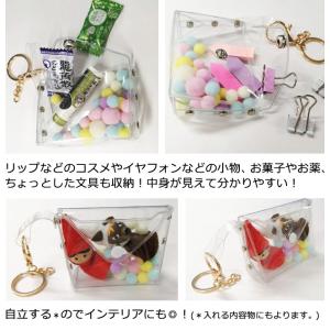 ぬいポーチ 透明 ミニポーチ キーホルダー 2...の詳細画像4