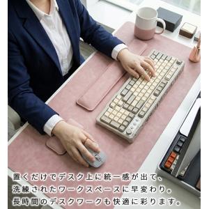 デスクマット リストレスト 3点セット パソコ...の詳細画像3