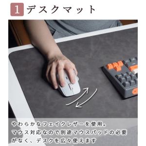 デスクマット リストレスト 3点セット パソコ...の詳細画像4