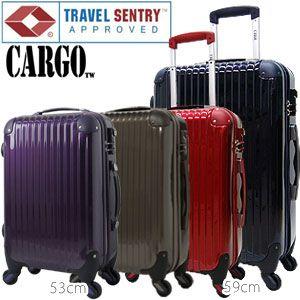 【廃20140724】スーツケース 中型 TRIO カーゴライト TSAロック搭載59cm 2年保証付 PD240(to4a023)