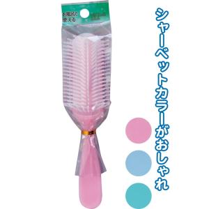 【まとめ買い=注文単位12個】お風呂で使えるDMヘアブラシ　アソート(色おまかせ)　28-065（s...