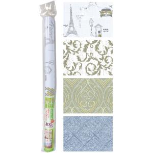 【まとめ買い=注文単位12個】デコレーション粘着シート(45×100cm・デザインアソート) リメイ...