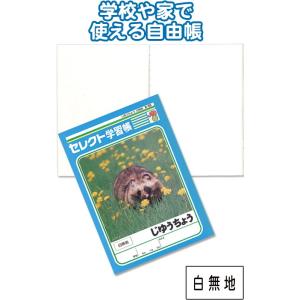 まとめ買い=注文単位10個】学習帳 KE-55 じゆうちょう 白無地 小学生