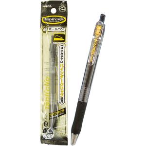 【まとめ買い=注文単位10個】ゼブラ タプリクリップ ボールペン 1.0 太字 (黒) 31-608...