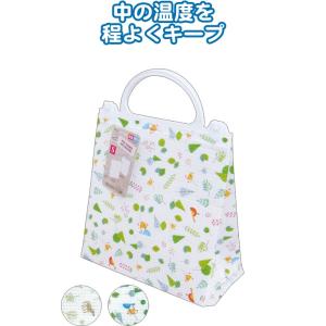 【まとめ買い=12個単位】柄入 保温・保冷バッグS 22×21×13cm アソート(柄おまかせ) 3...
