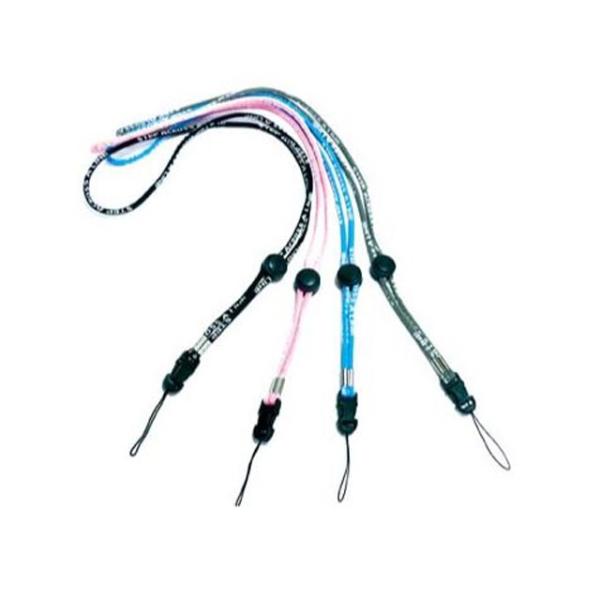 【まとめ買い=12個単位】スリムネックストラップ(ひも)ジョイント付き47cm アソート(色おまかせ...