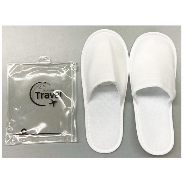 【まとめ買い=12個単位】トラベル用携帯スリッパ ポーチ付き アソート(色柄ある場合) 301-11...