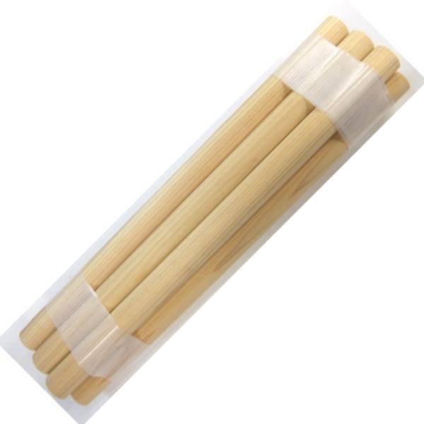 【まとめ買い=10個単位】ひのき丸棒 約直径2.4×40cm アソート(色柄ある場合) BB-009...