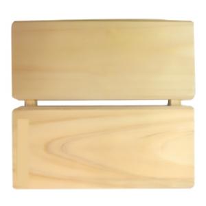 【まとめ買い=10個単位】国産ひのきすのこ（中） 約15×15×2cm アソート(色柄ある場合) BB-031(su3b448)