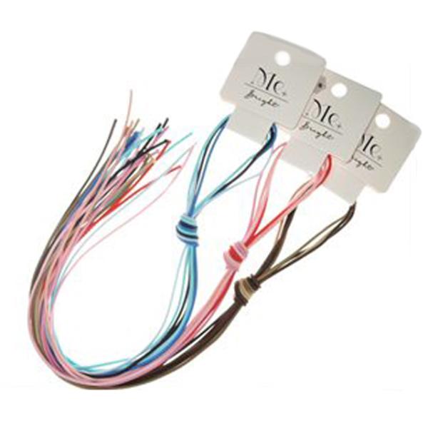 【まとめ買い=10個単位】グラデーションロングゴム細 80cm 4P アソート(色柄ある場合) GL...