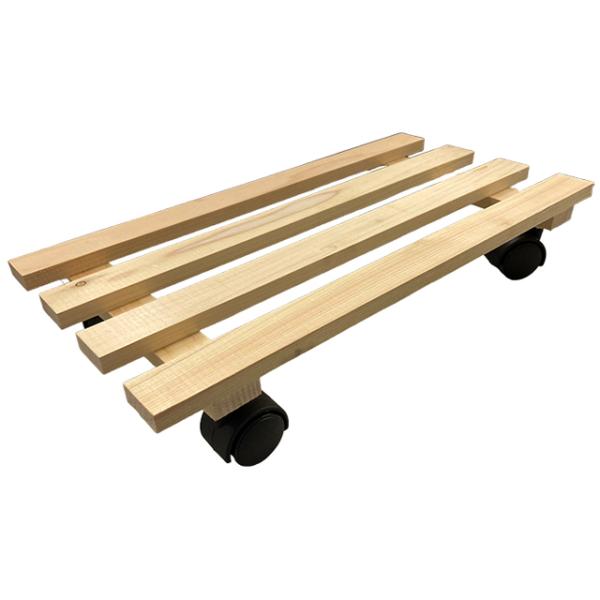 【まとめ買い=10個単位】キャスター付すのこ 長方形 36×18cm アソート(色柄ある場合) BB...