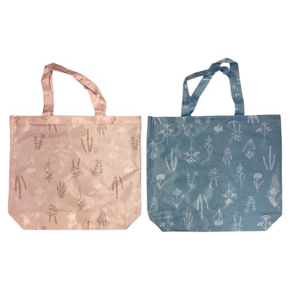 【まとめ買い=10個単位】エコバッグ ボタニカル柄 Lサイズ ヨコ アソート(色柄ある場合) BT-...