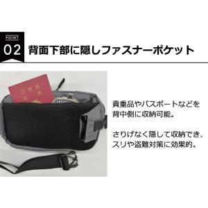 ソロツーリスト 防犯 ウエスト ボディバッグ ...の詳細画像4