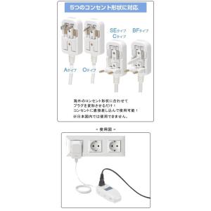 【熱器具専用】YAZAWA 変圧器 海外旅行用...の詳細画像1