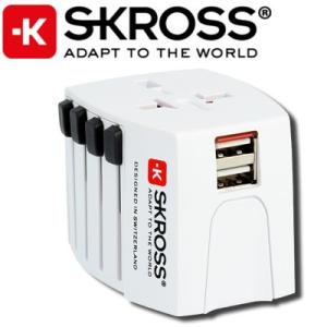 在庫限り マルチプラグ 変換プラグ S-KROSS MUV USB 2.4A  海外用 海外旅行 コ...