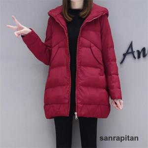 中綿コート レディース 冬服 防寒 ダウンジャ...の詳細画像2