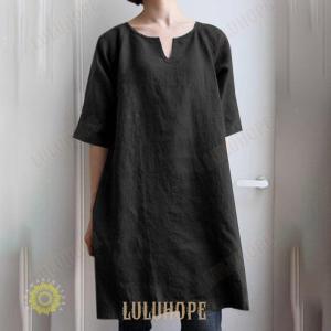 トップス シャツ tシャツ ロング チュニック...の詳細画像1