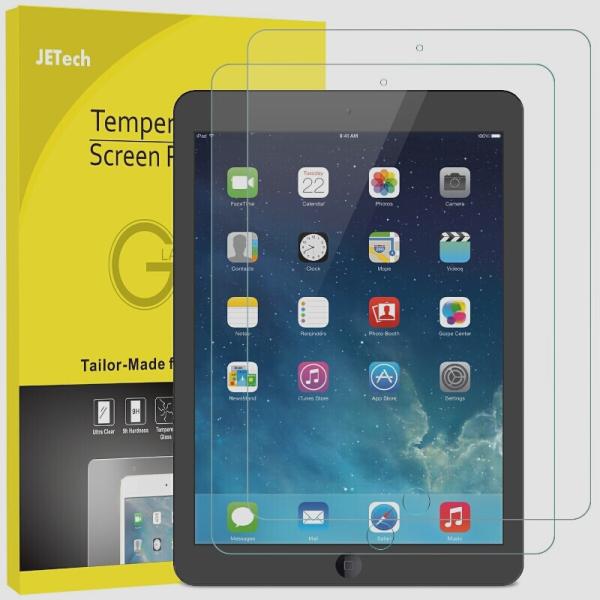 送料無料★JEDirect iPad (9.7インチ 第6/5世代) 強化ガラス 液晶保護フィルム ...