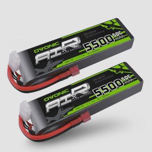 送料無料★OVONIC 3s リポバッテリー 50C 5500mAh 11.1V ディーンスタイルT...