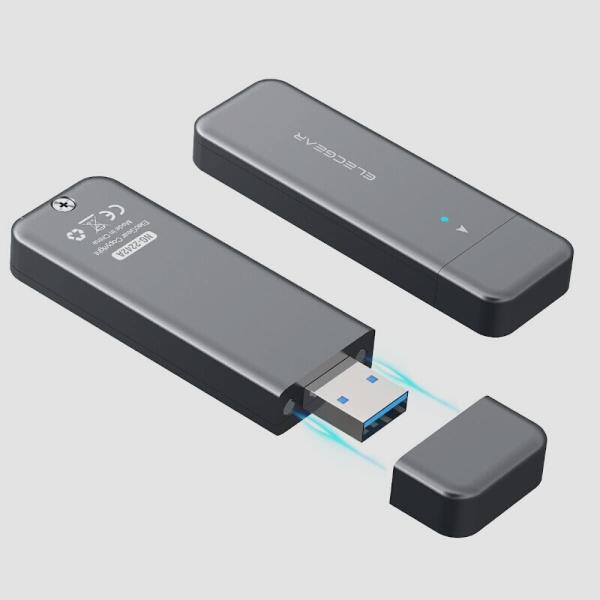 送料無料★ElecGear SATA M.2 SSD 外付ケース M.2 SATA接続 USB 3....
