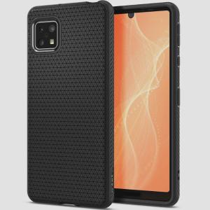 送料無料★Spigen AQUOS sense5G ケース TPU ソフト カメラ保護 リキッド・エ...