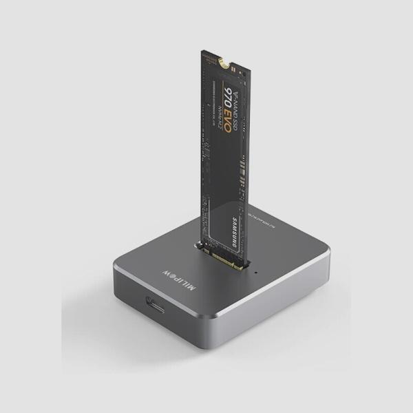 送料無料★MiliPow USB Type-C NVME SATA M.2 SSDケースUSB 3....