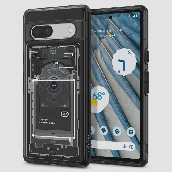 送料無料★Spigen Pixel 7a ケース TPU バンパーケース 2重構造 ウルトラ・ハイブ...