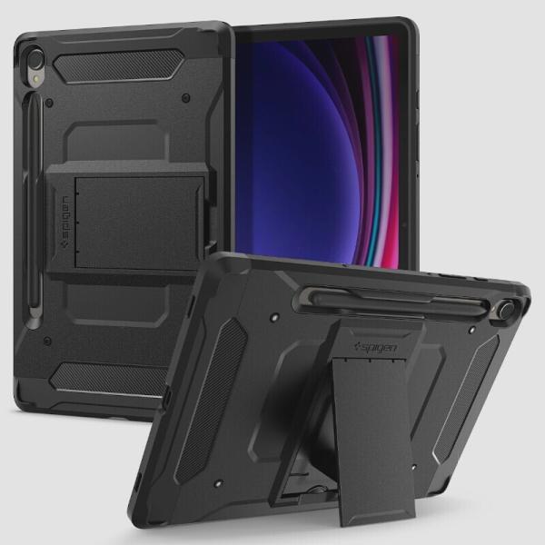 送料無料★Spigen Galaxy Tab S9 ケース 衝撃吸収 耐衝撃 充電 キックスタンド ...
