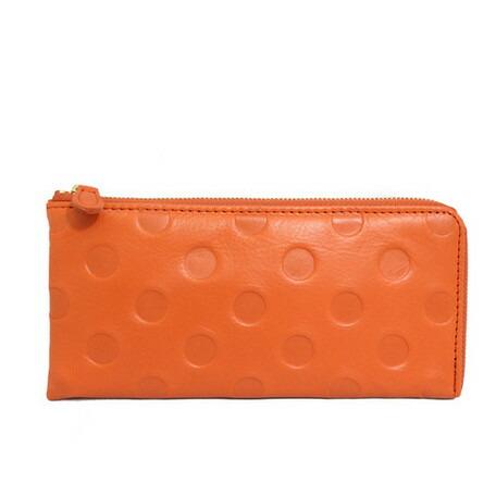 【un signet アンシグネ】　55306 【日本製】カウレザードット柄　長財布    プレゼン...