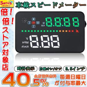 スピードメーター 3.5インチ HUD A3 ユニバーサル GPS