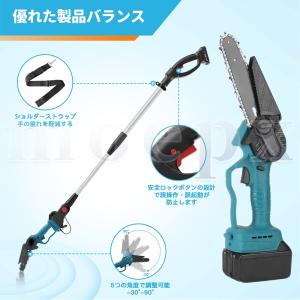 チェーンソー 電動 マキタ 18Vバッテリー互...の詳細画像4